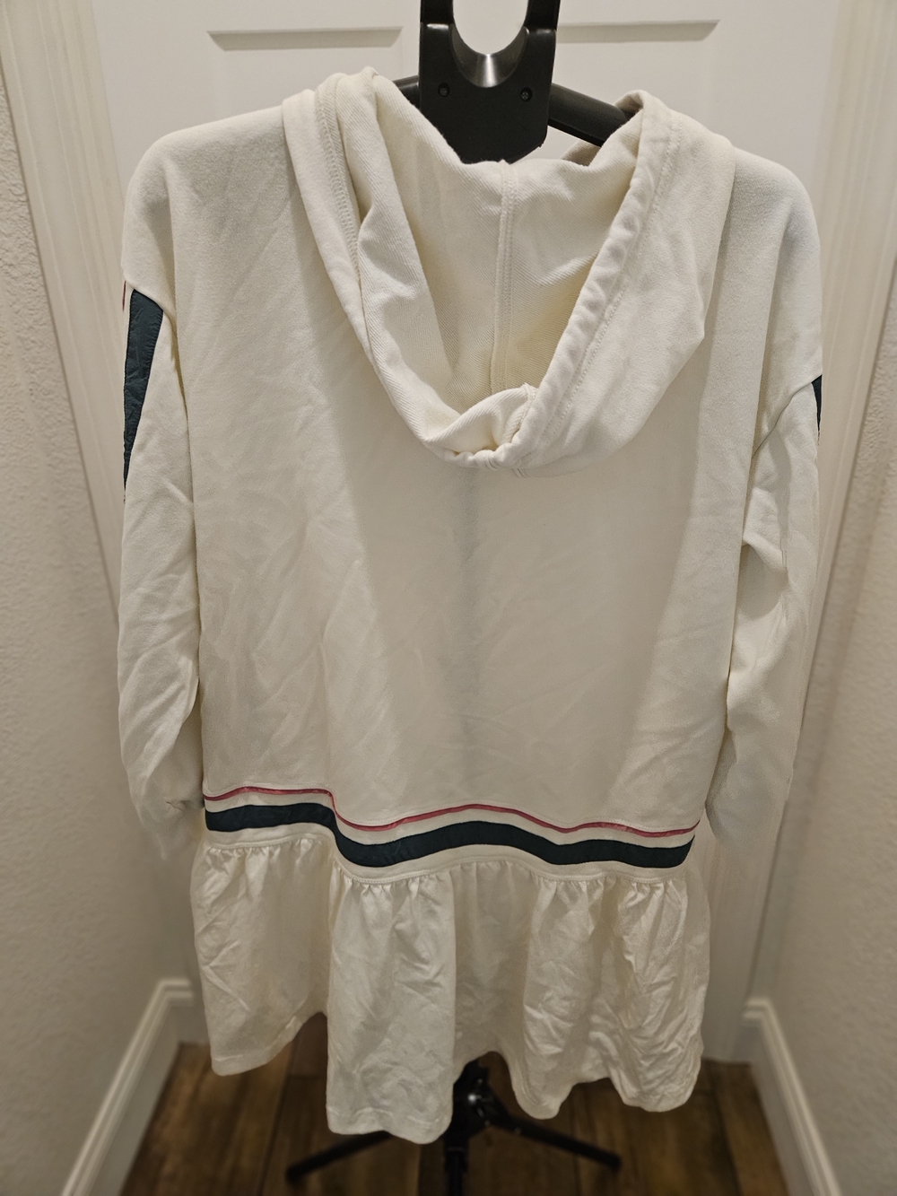 Daily Practice Sweatshirt Varsity Twofer Mini Dress - Picture 2 of 6